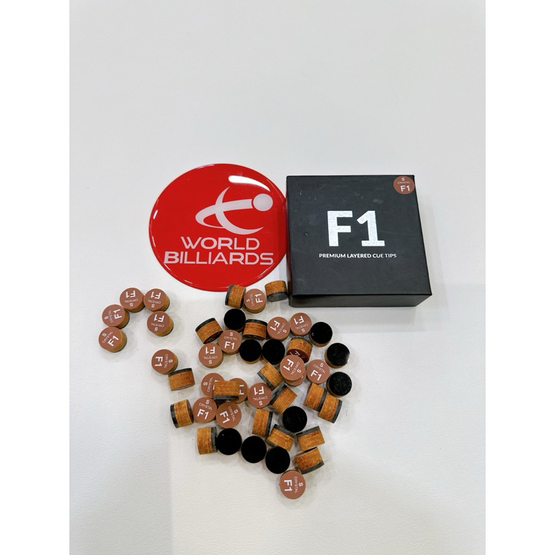 [f1]Đầu Cơ/Đầu Tẩy Gậy Bida Chính Hãng F1 Crystal-Chất Liệu Da Cao Cấp(Size S-M)