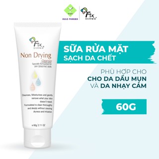 Sữa Rửa Mặt Cho Da Dầu Mụn Nhạy Cảm FIXDERMA Non Drying Cleanser 60g Làm Sạch, Giảm Mụn - Hùng Lợi