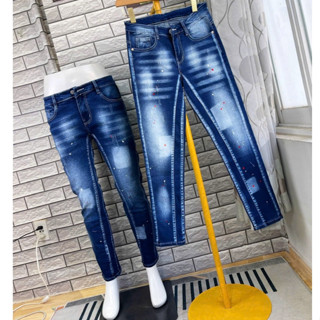 quần jean nam dài dsq 2 đáy kiểu đẹp,mẫu mới chất jean co giãn tốt chuẩn form tốn dáng AVASTORE