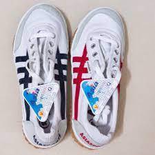 Gìày Bata Vải  ASIA CHS 03 giày thể dục  giày học sinh . Giày cao su Asiasports CSH03