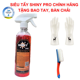 Shiny Tẩy Rửa Lốc Máy, Tẩy Rửa Xe Không Chạm, Tẩy Rỉ Sét Chi Tiết Kim Loại Chai 500ml Màu Đỏ