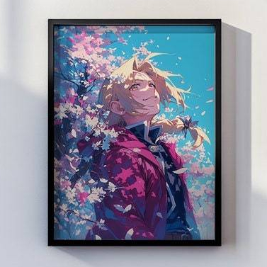 FREESHIP ⭐️ Edward Elric Poster | Comic Poster - Tranh Decal Dán Tường - Ảnh Treo Tường
