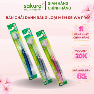 Bàn chải đánh răng loại mềm seiwa pro - made in japan