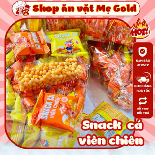 [Bịch 60 gói] Snack cá viên chiên, bim bim cá viên chiên, sỉ đồ ăn vặt cổng trường