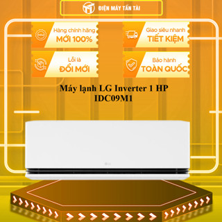 IDC09M1 - Máy lạnh LG Inverter 1 HP IDC09M1 - hiển thị nhiệt độ trên dàn lạnh - GIAO TOÀN QUỐC