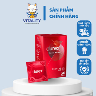Bao cao su thần thánh DUREX Thin Feel hộp 30 cái Vitality Store