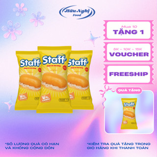 COMBO 10 Staff Bánh Mì Chà Bông 60g Thơm Ngon, Siêu Mềm, Tiện Lợi Cho Bữa Sáng