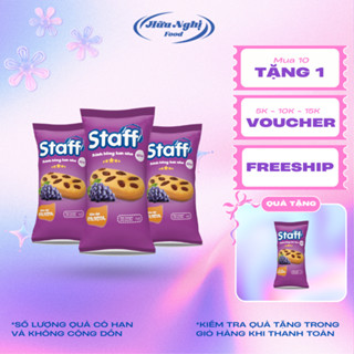 COMBO 10 Bánh Staff Bông Lan Nho 38g Thơm Mềm