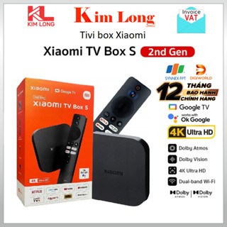 New 2024 Tivi box Xiaomi Mibox S Gen 2 Google TV UHD 4K(3840×2160p) - Chính hãng Digiworld