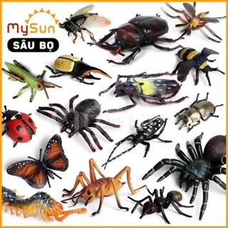 Mô hình côn trùng bọ cánh cứng giả đồ chơi mini như thật cho bé MySun