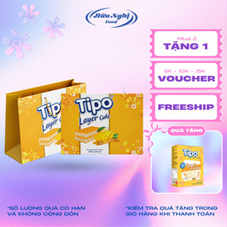 COMBO 2 hộp Bánh Bông Lan Tầng Kem Xoài Tipo 342g kèm túi