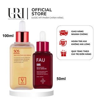    Hàng cty  FAU Skin Solution SOS Serum - Serum giảm đỏ giảm mụn dưỡng da nhạy cảm 50ml 100ml 