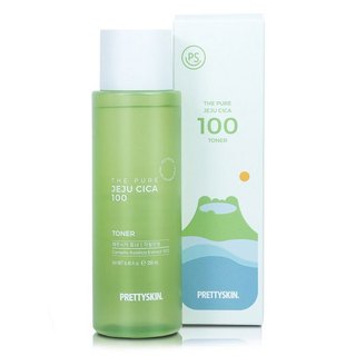 Nước hoa hồng rau má 100 Toner PrettySkin The Pure Jeju Cica 250ml