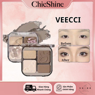 Bảng Phấn Bắt Sáng Và Tạo Khối VEECCI Tự Nhiên Lâu Trôi Chống Nước 8g