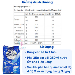Sữa Bột Milo Của Úc 1kg+ Sữa bột Devondale 1 kg