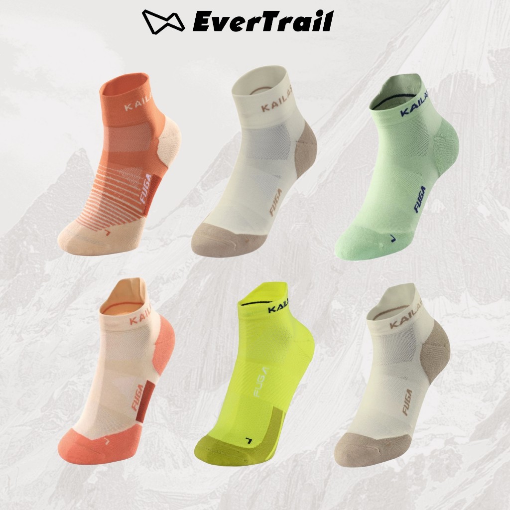 Tất chạy bộ địa hình Kailas Low-cut Coolmax® Polygiene®