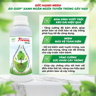 Dung Dịch Neem 500ml – Phủ Đều Lá, Hòa Tan Nhanh – Tăng Hiệu Quả Phun Tưới, Phân Bón