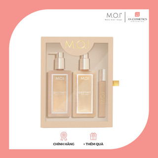  Bộ 3 sản phẩm sữa tắm M.O.I sữa dưỡng thể M.O.I và nước hoa M.O.I Destiny minisize 10ml 