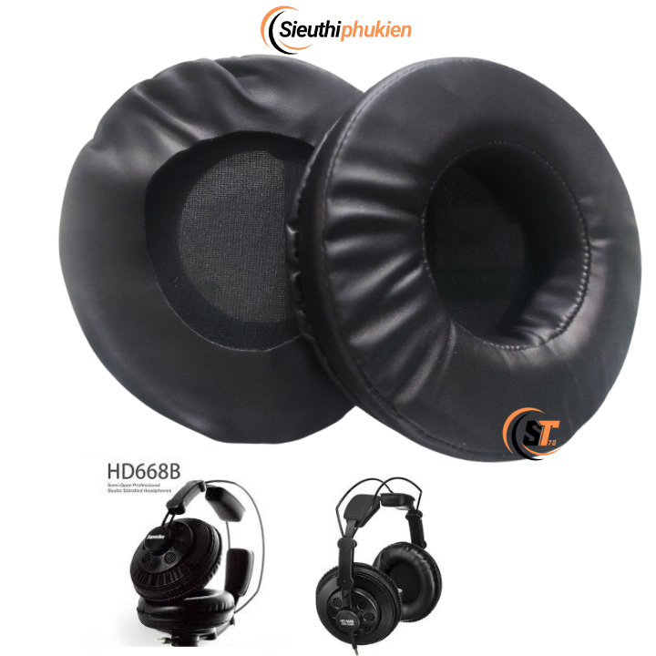 Cặp đệm ốp tai nghe kiểm ẩm Superlux HD668B dày dặn