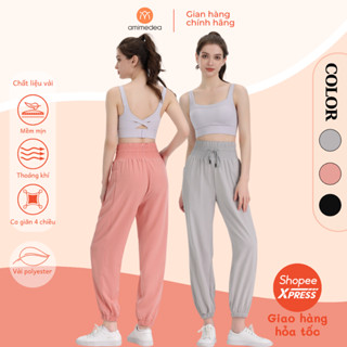 Quần Jogger Nữ Tập Gym, Yoga Chính Hãng AMI MEDEA-Thiết Kế Cạp Cao Năng Động, Chất Liệu Cao Cấp 9051