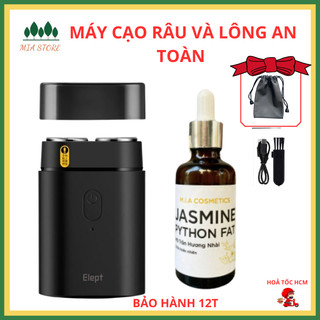 Máy cạo râu, lông Elept có thể cạo râu và lông vùng kín, body, lông tay chân, nách an toàn  Bảo Hành 12 tháng
