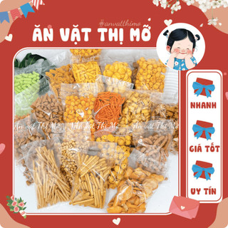   Túi 100G  Snack ăn vặt tổng hợp tự chọn bánh quẩy sấy giòn bim bim đồ ăn vặt các loại 