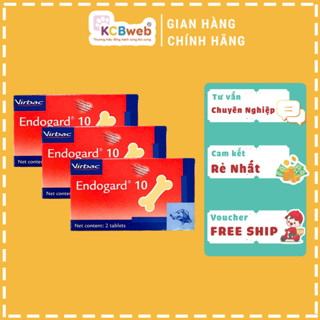 Virbac Endogard - Viên xổ giun, sán cho chó