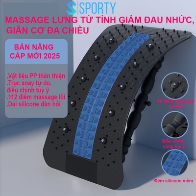 Dụng cụ uốn cong, massage lưng, giãn cơ, giảm đau nhức YGW45 trục xoay điều chỉnh, trọng lượng 150KG