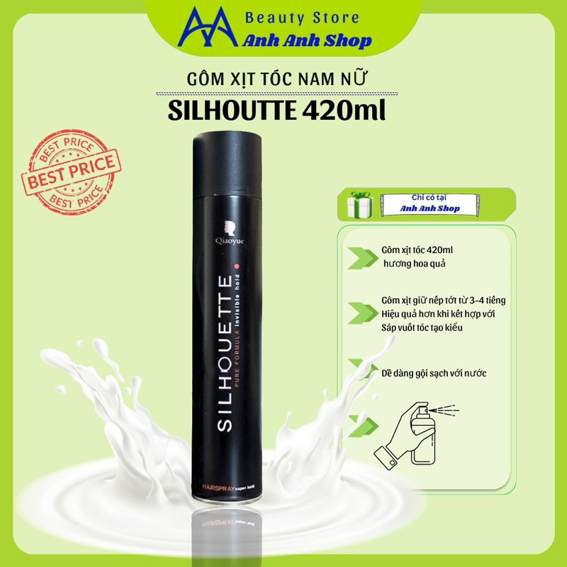 Gôm Xịt Tóc Silhouette 400ML