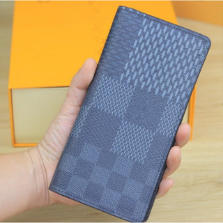 ví dài cầm tay nam nữ Full Box , in 3D họa tiết nổi , chất liệu da