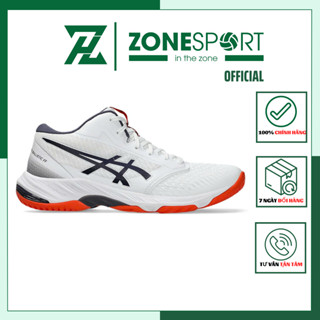 Giày Asics NETBURNER BALLISTIC FF MT 3 Trắng - Giày Chuyên Bóng Chuyền cao cấp cổ cao đế êm ái