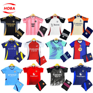Bộ quần áo bóng đá trẻ em đồ đá banh cho bé trai gái các câu lạc bộ 25/26 vải thun lạnh cao cấp JP