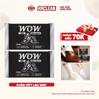 Khăn lau giày Kawaii siêu sạch - nhỏ gọn tiện lợi khi du lịch, lau nhanh vết bẩn giày da giày sneaker