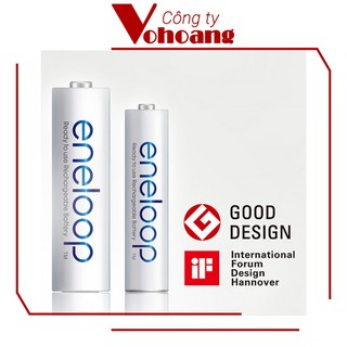 Bộ 2 pin sạc AAA Panasonic Eneloop 800mAh (Trắng)