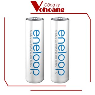 Bộ 2 pin sạc AAA Panasonic Eneloop 800mAh (Trắng)