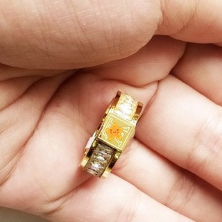 Nhẫn Nam Nữ Unisex Đính Đá Zircon Sang Trọng Titan Không Đen TT 2216