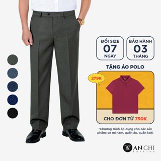 Quần âu không ly sợi cafe cao cấp ANCHI dành cho nam trung niên - Q0L-25-02