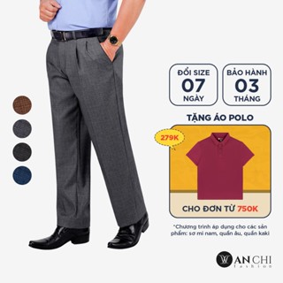 Quần âu 2 ly cao cấp dành cho nam trung niên ANCHI phong cách công sở - ACQA2LI2023L1