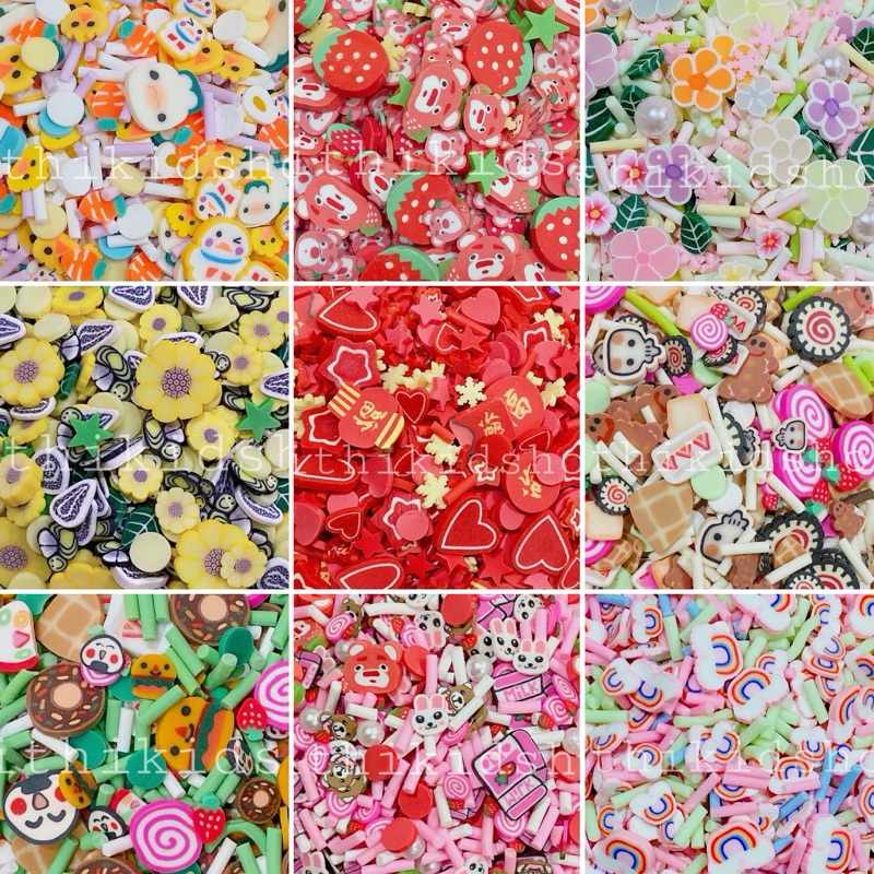 (MỚI)  cốm fimo đất sét mix size 10g