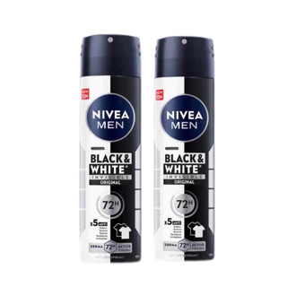 COMBO 2 CHAI XỊT KHỬ MÙI NIVEA MEN BLACK&WHITE 150ML/1 CHAI