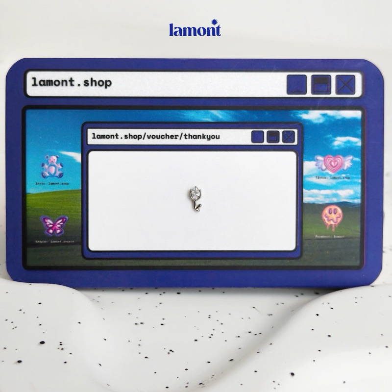 Khuyên Titan Hoa Hồng Mini (F136) • Lamontshop