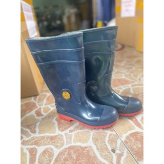 Ủng mũi thép đế thép, Ủng bảo hộ chống đinh TQP mũi sắt lót sắt đi làm việc dẵm đinh sắt thoải mái