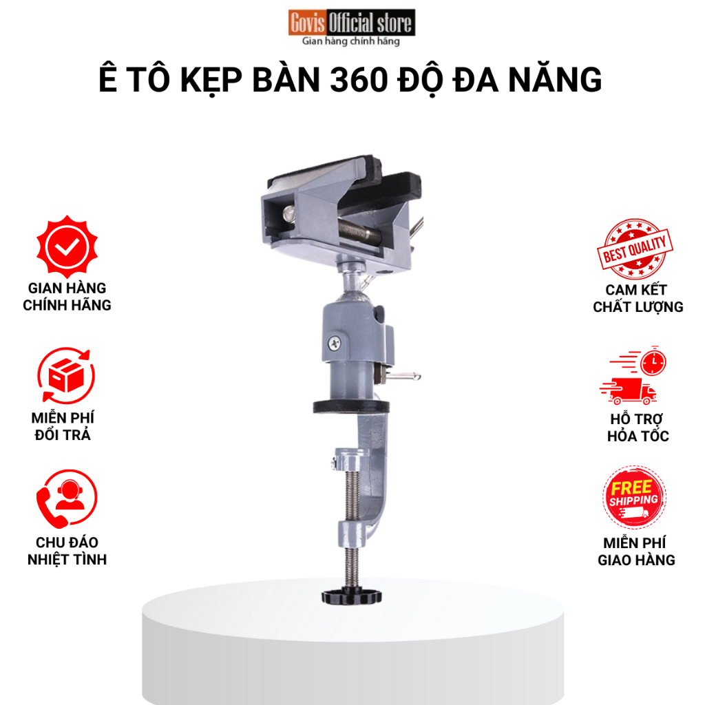Ê TÔ KẸP BÀN 360 ĐỘ ĐA NĂNG