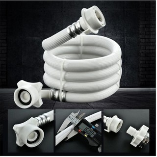 Dây cấp nước máy giặt dài 7m (1 đầu bắt ốc - 1 đầu ren)