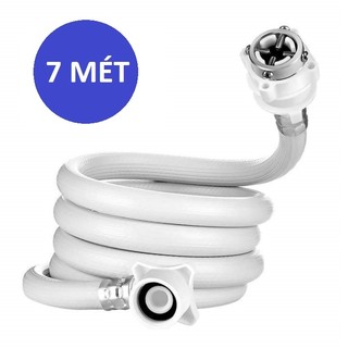 Dây cấp nước máy giặt dài 7m (1 đầu bắt ốc - 1 đầu ren)