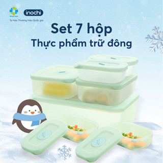 BỘ 7 HỘP THỰC PHẨM TRỮ ĐÔNG INOCHI (04 hộp 290ml, 02 hộp 900ml, 01 hộp 3600ml) An Toàn, Bảo Quản Thực phẩm Tươi Ngon