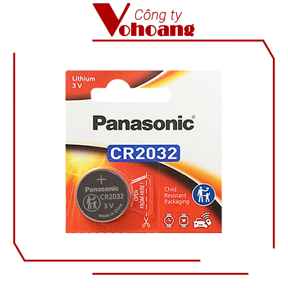 1 viên Pin Panasonic CR2032 Lithium 3V / DL2032 / ECR2032 / GPCR2032