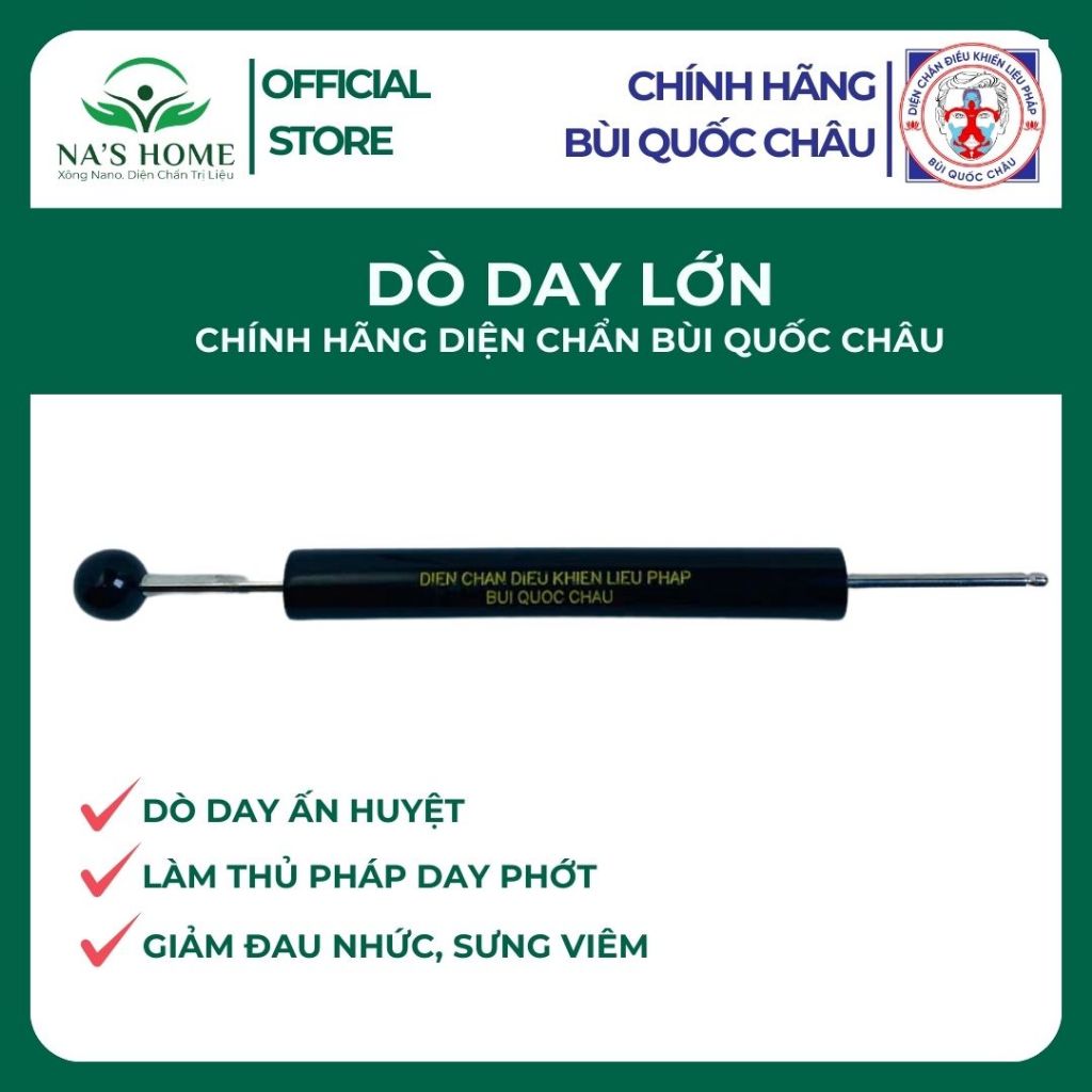 [CHÍNH HÃNG BÙI QUỐC CHÂU] Dò Day Lớn Diện Chẩn Dò Day Nhỏ Diện Chẩn Dụng Cụ Diện Chẩn Chính Hãng