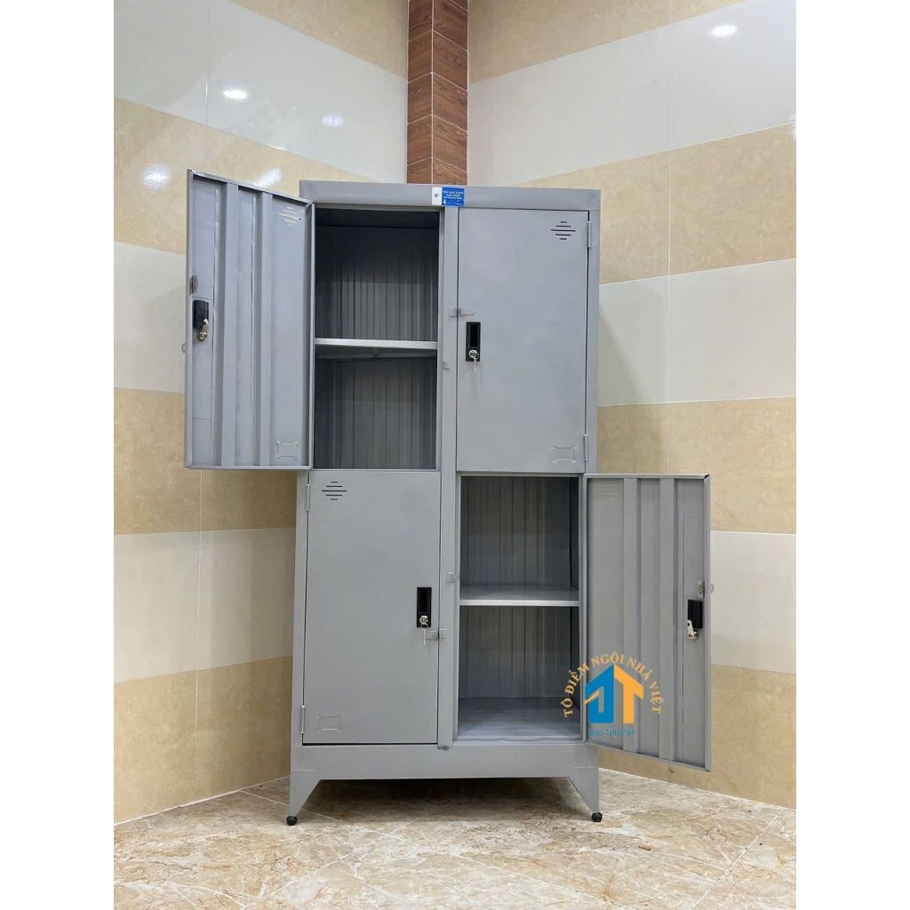 Tủ hồ sơ văn phòng 4 cửa cao 1M8