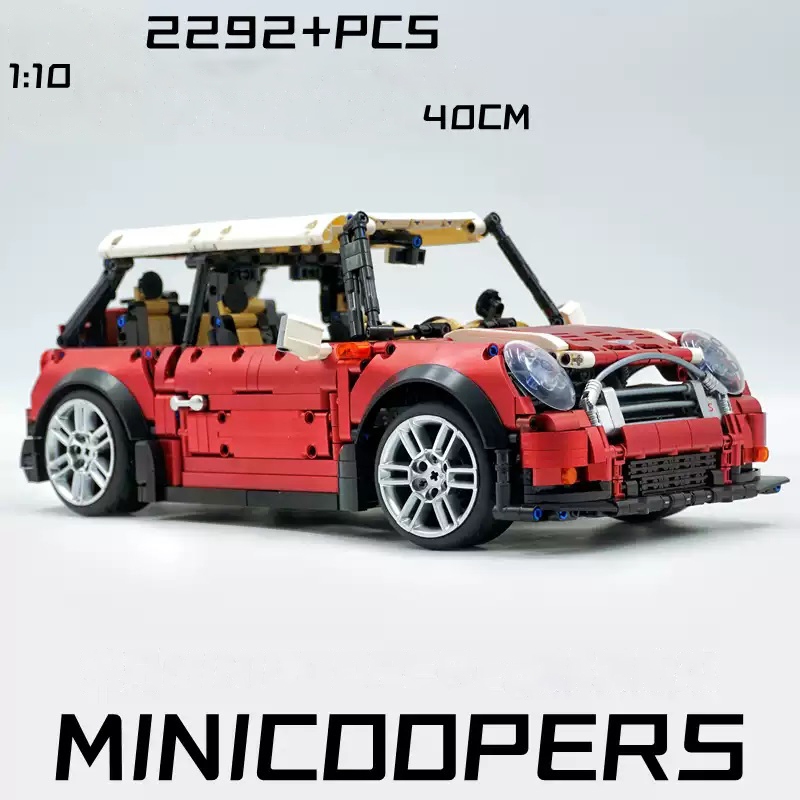 [Mô Hình Lắp Ráp] Mini Cooper S - [1:10 - 2292pcs]